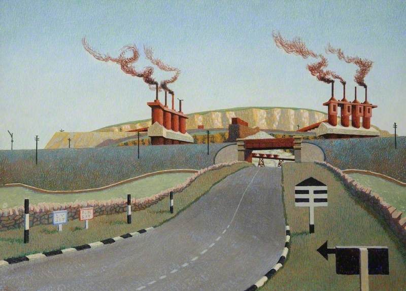 Top of the World (1943) - Edward Wadsworth Tablo