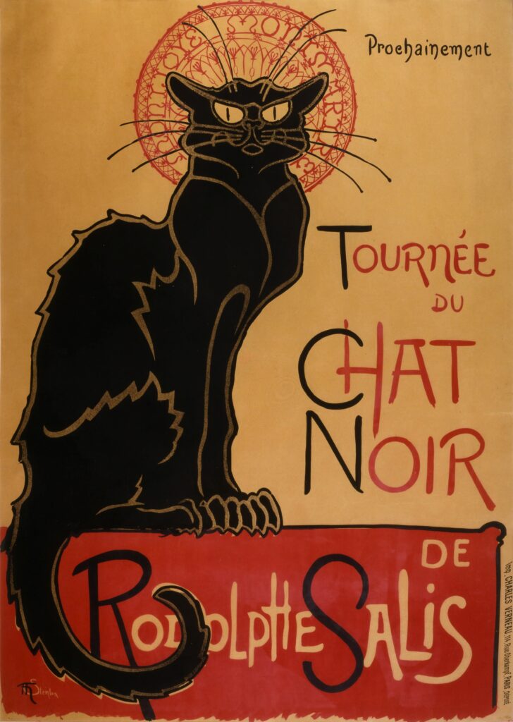 Tour of Rodolphe Salis’ Chat Noir (1896) – Théophile Steinlen Tablo