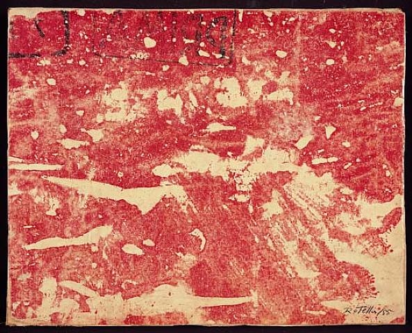 Tracce (1955) – Mimmo Rotella Tablo
