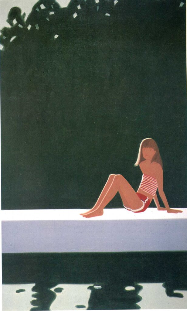 Tracy On The Raft At - Alex Katz Tablo