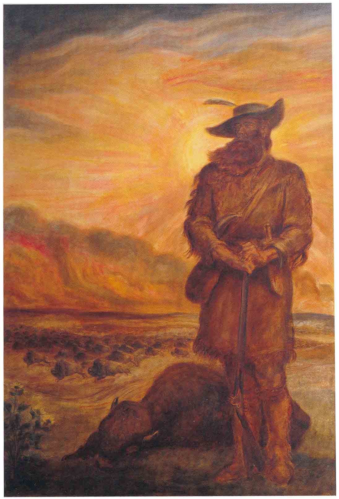 Tragic Prelude The Plainsman (1942) - John Steuart Curry Tablo