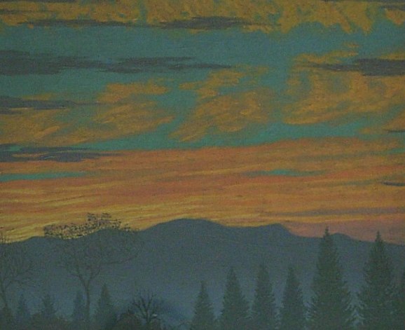 Tramonto (1946) – Luigi Russolo Tablo