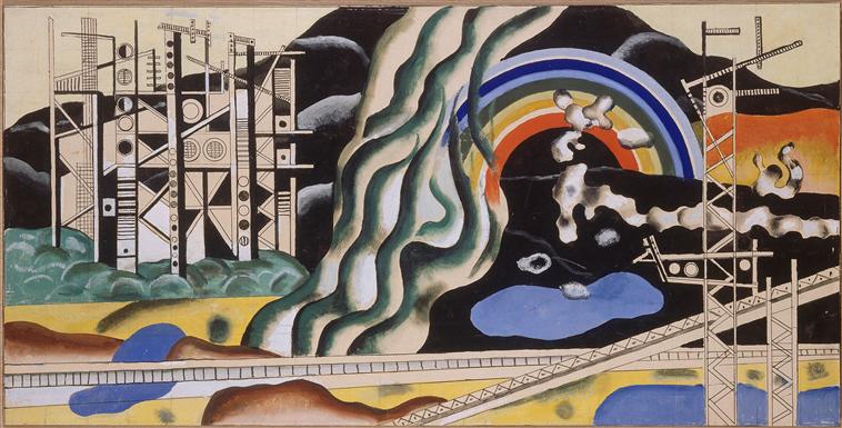 Transport forces (1937) - Fernand Léger Tablo