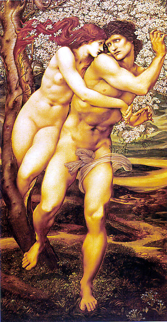 Tree Of Forgiveness – Edward Burne-Jones Tablo