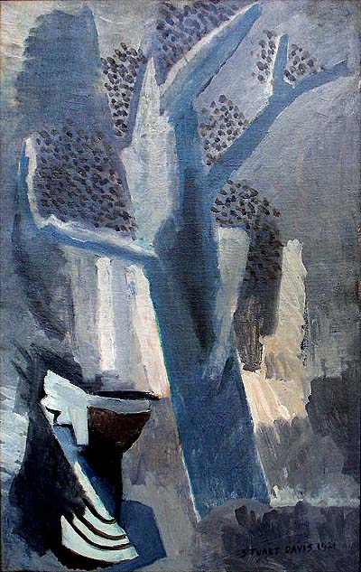 Tree and Urn (1921) - Stuart Davis Tablo