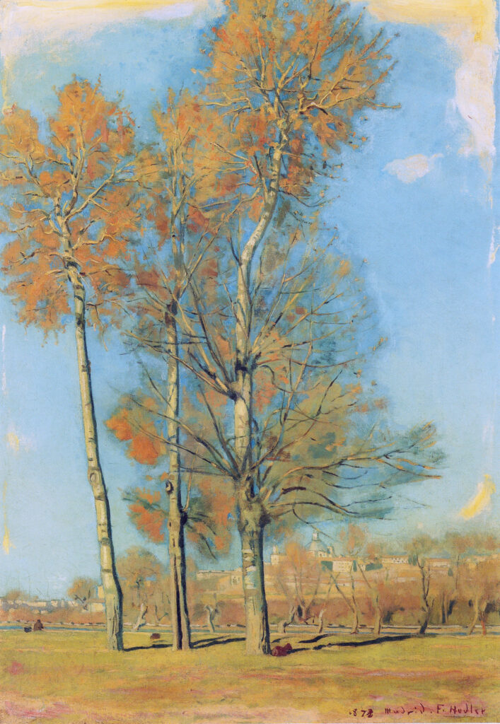 Tree on the Lake of Brienz near Bödeli (1906) - Ferdinand Hodler Tablo