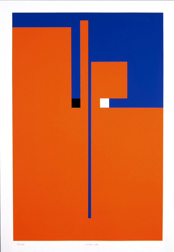 Tribute to Santomaso – Bruno Munari Tablo