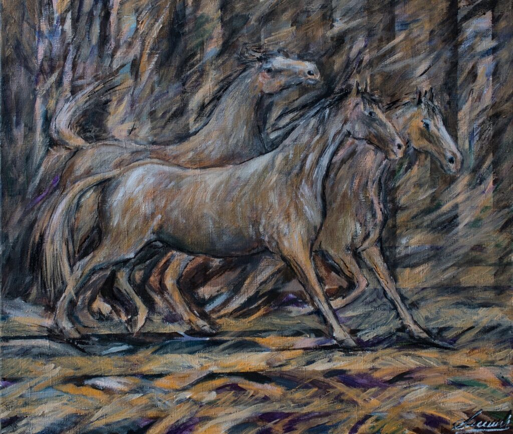 Troika with a defiant - Małgorzata Serwatka Tablo