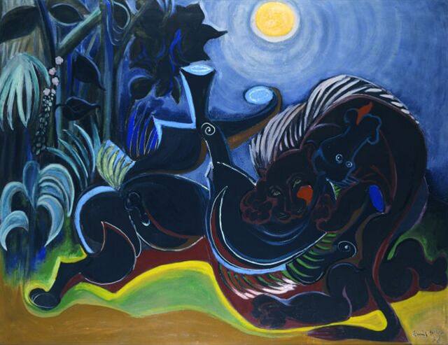 Tropická Noc (1938) - Emil Filla Tablo