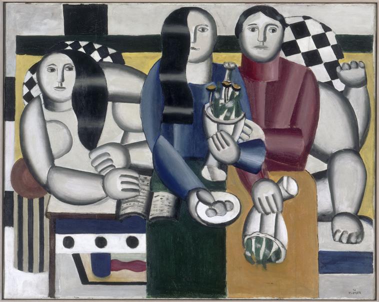 Trouville (1921) - Fernand Léger Tablo
