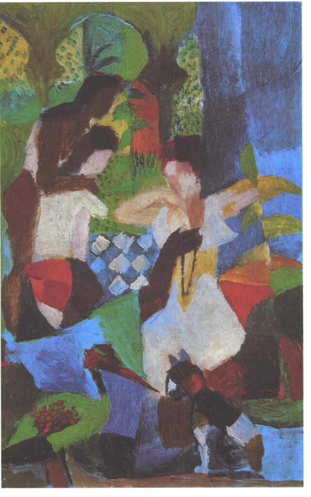 Turkish jewelry dealer (1914) - August Macke Tablo