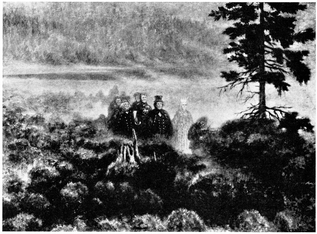 Tussebryllup - Theodor Severin Kittelsen Tablo