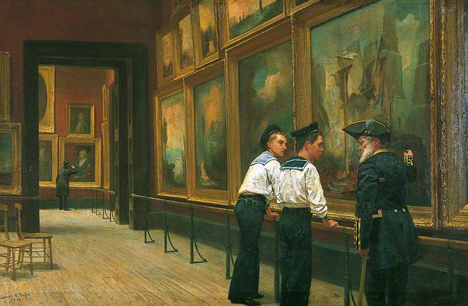 Twas a Famous Victory (1883) – Edward R. Taylor Tablo