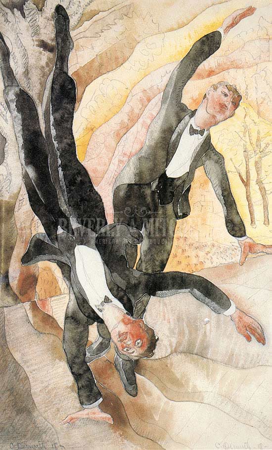 Two Acrobats (1918) - Charles Demuth Tablo