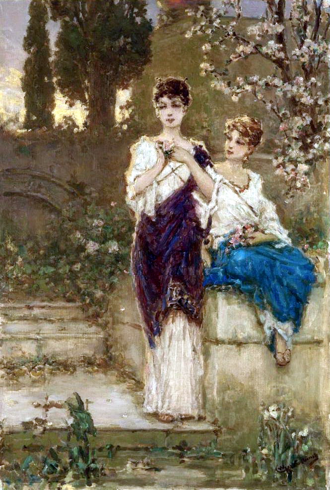Two Beauties – Wilhelm Kotarbinski Tablo
