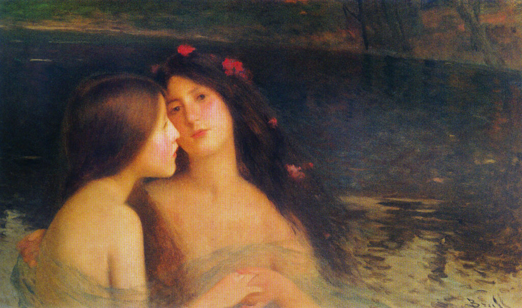 Two Girls - Joan Brull Tablo