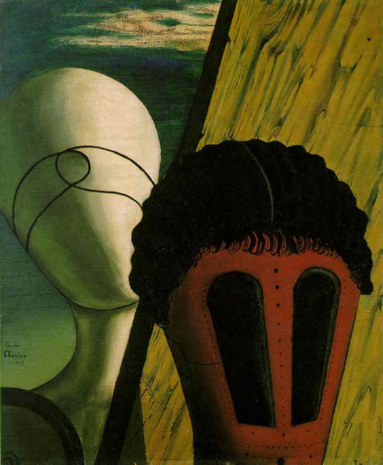 Two Heads (1918) – Giorgio de Chirico Tablo