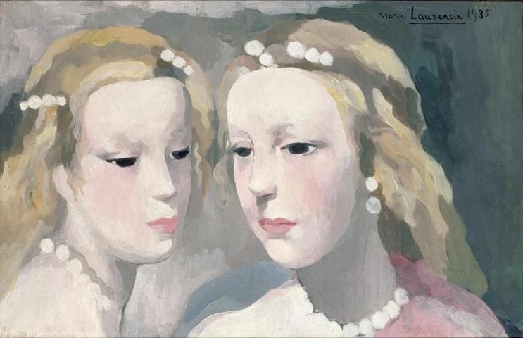 Two Heads (1935) - Marie Laurencin Tablo