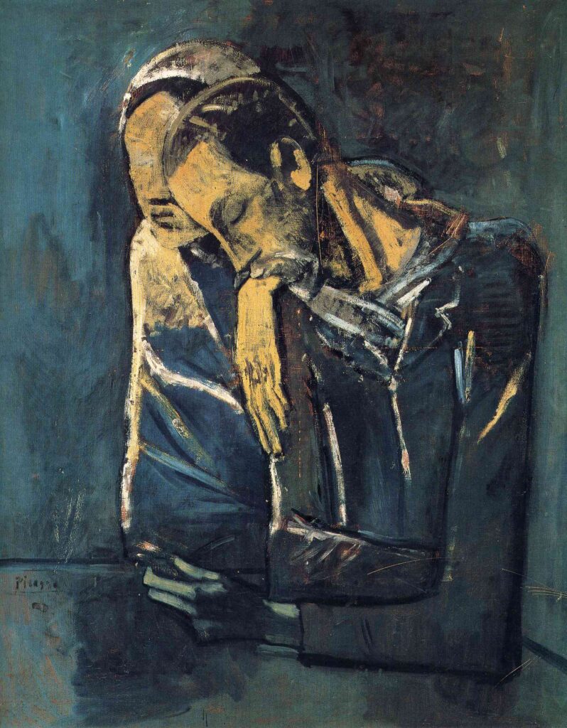 Two figures (1904) - Pablo Picasso Tablo