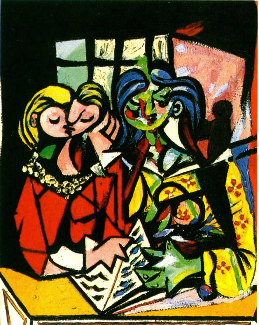 Two figures (1934) - Pablo Picasso Tablo