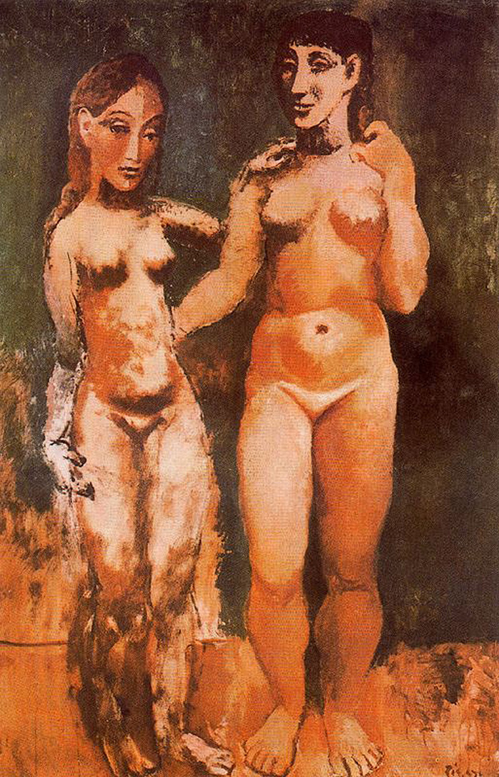 Two nude women (1906) - Pablo Picasso Tablo