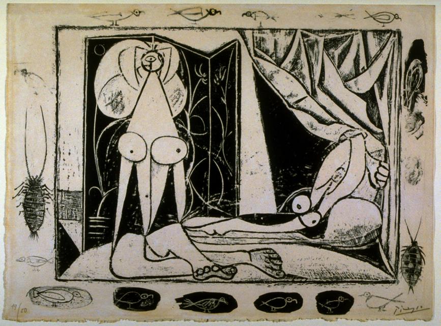 Two nude women (1946) - Pablo Picasso Tablo