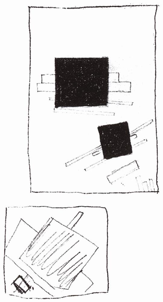 Two squares - Kazimir Malevich Tablo