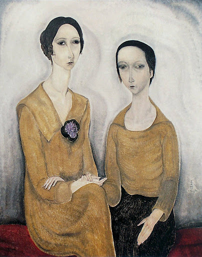 Two women (1918) – Tsuguharu Foujita Tablo