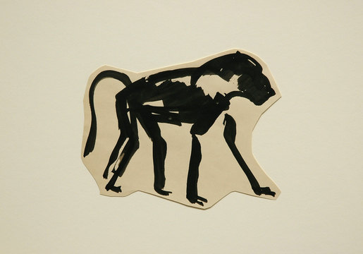 UNTITLED (BABOON) (1925) – Alexander Calder Tablo