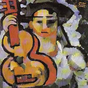 Ukulele (1915) - Amadeo de Souza-Cardoso Tablo