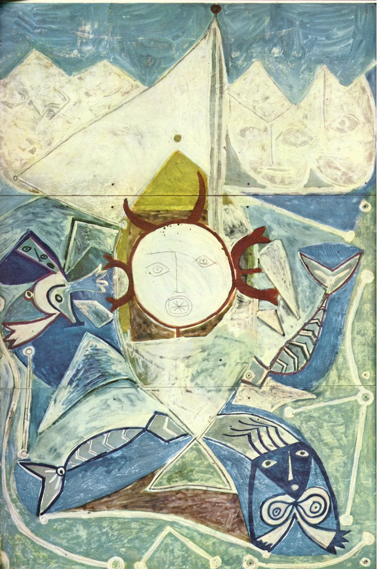 Ulysses and sirens (1946) - Pablo Picasso Tablo