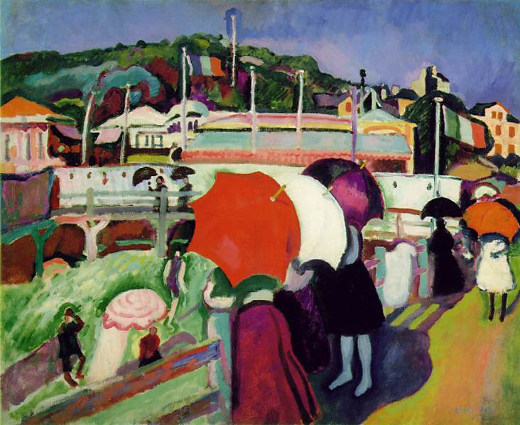 Umbrellas (1906) - Raoul Dufy Tablo