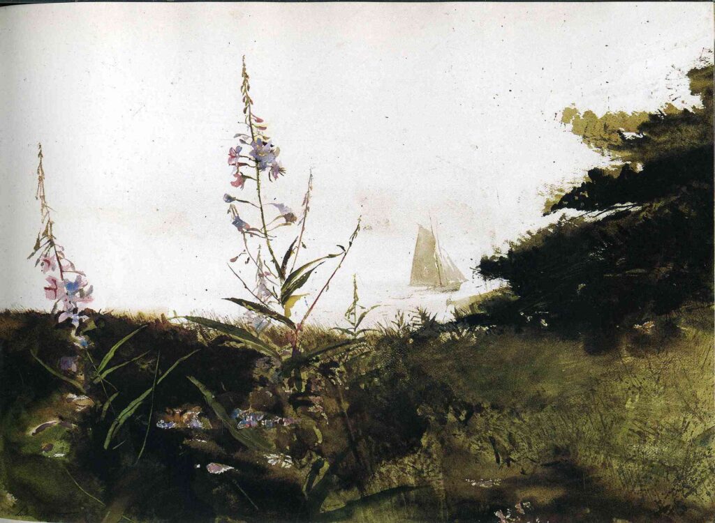 Under Sail - Andrew Wyeth Tablo