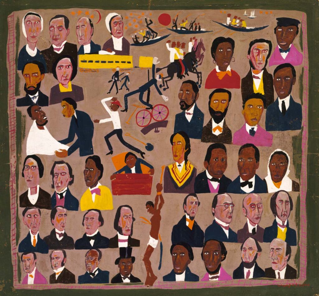 Underground Railroad (1945) - William H. Johnson Tablo