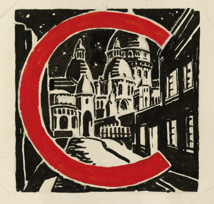 Une Lettre Ornée (1937) – Lois Mailou Jones Tablo