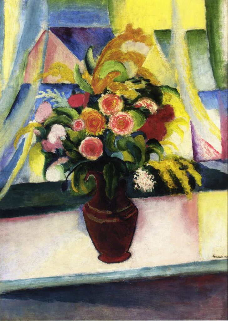 İsimsiz (1913) - August Macke Tablo