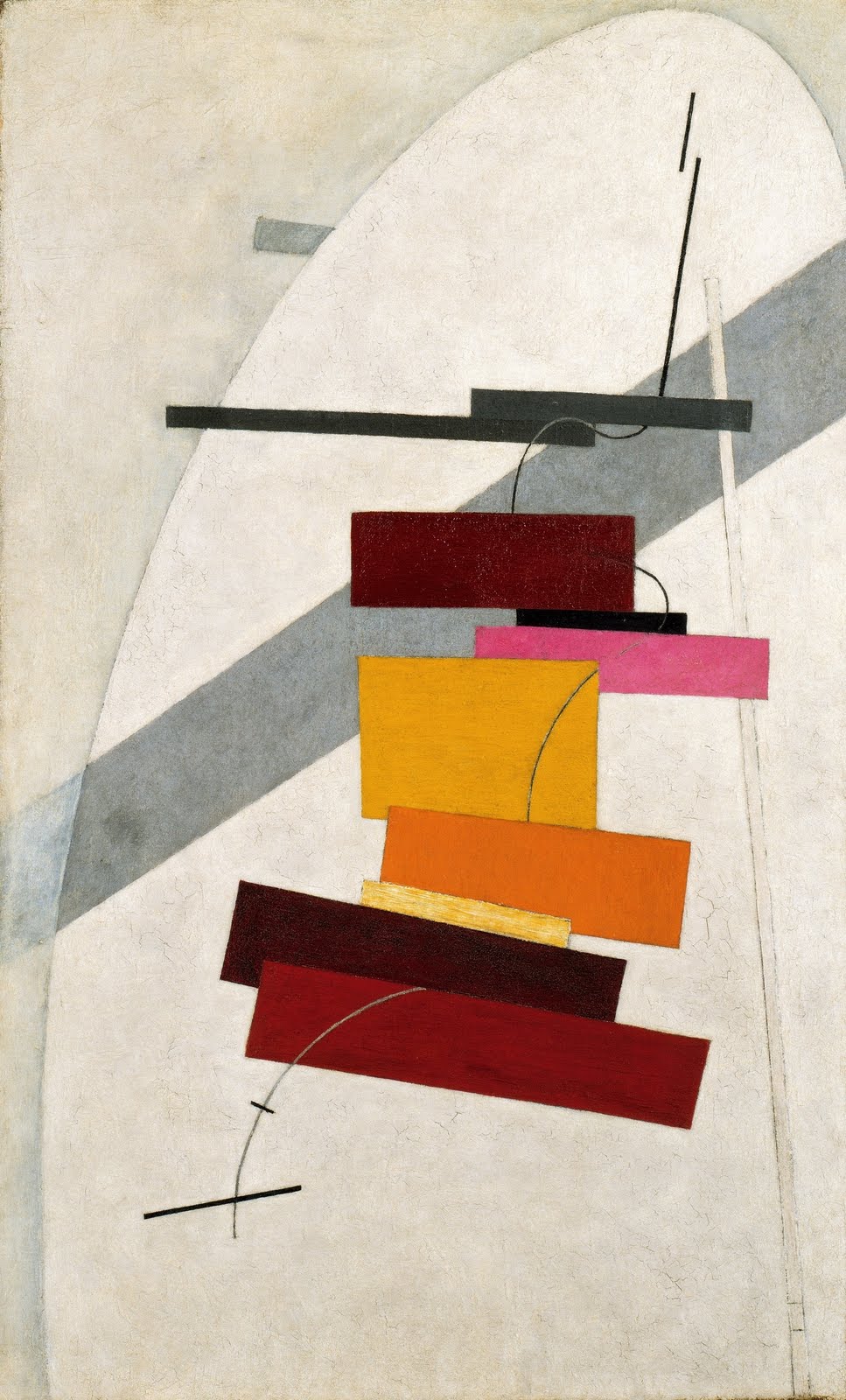İsimsiz (1920) - El Lissitzky Tablo