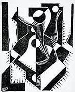 İsimsiz (1920) – Enrico Prampolini Tablo
