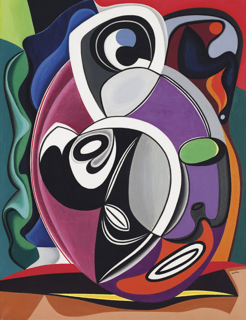 İsimsiz (1931) - Auguste Herbin Tablo