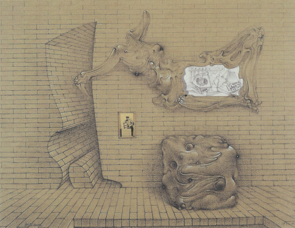 Untitled (Basement) (1943) – Hans Bellmer Tablo