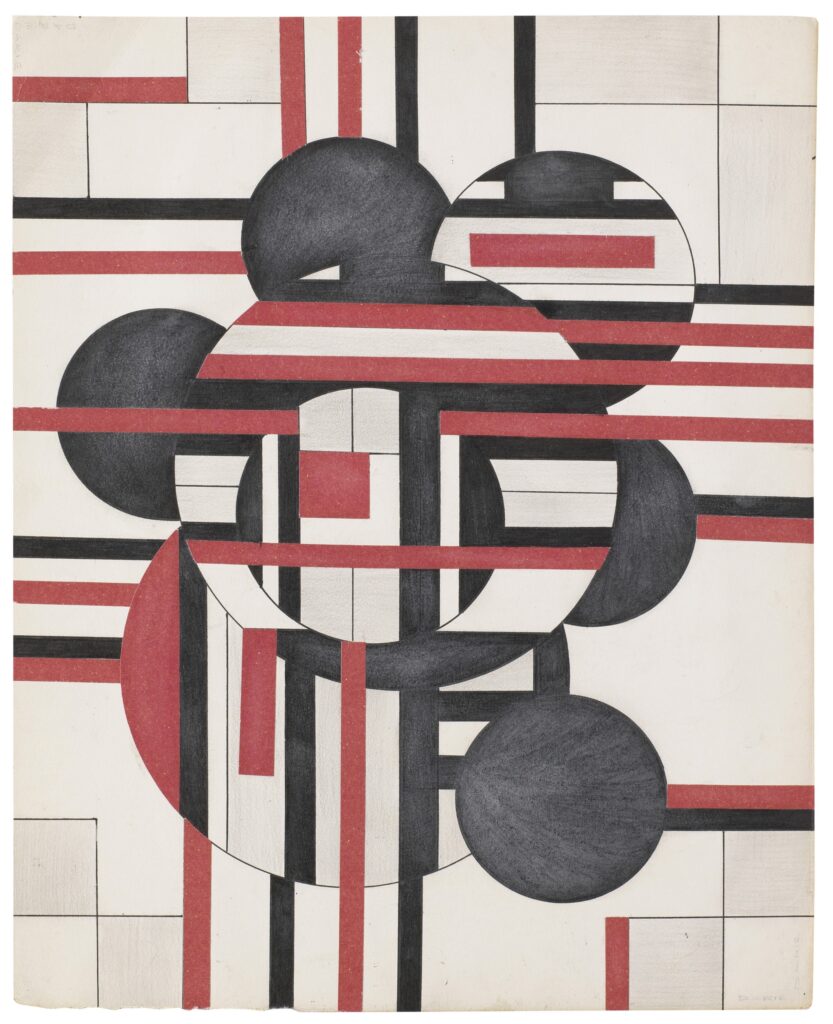 Untitled (Columna Espacial) (1950) – Sandu Darie Tablo