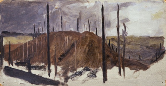 Untitled (Logging Scene) (1922) – Alexander Calder Tablo