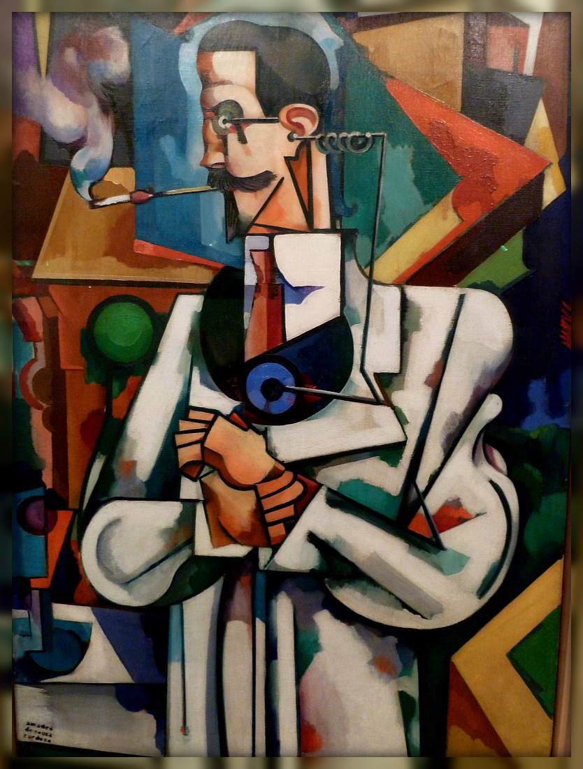 Untitled (Portrait of Paul Alexander) (1917) - Amadeo de Souza-Cardoso Tablo