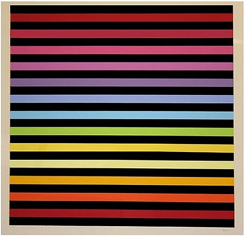 Untitled (Rainbow) – Yaacov Agam Tablo