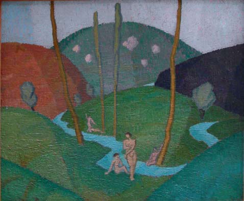 Untitled (River and Hills) – Georges Ribemont-Dessaignes Tablo