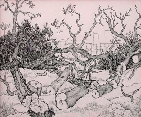 Untitled (Trees) – Georges Ribemont-Dessaignes Tablo