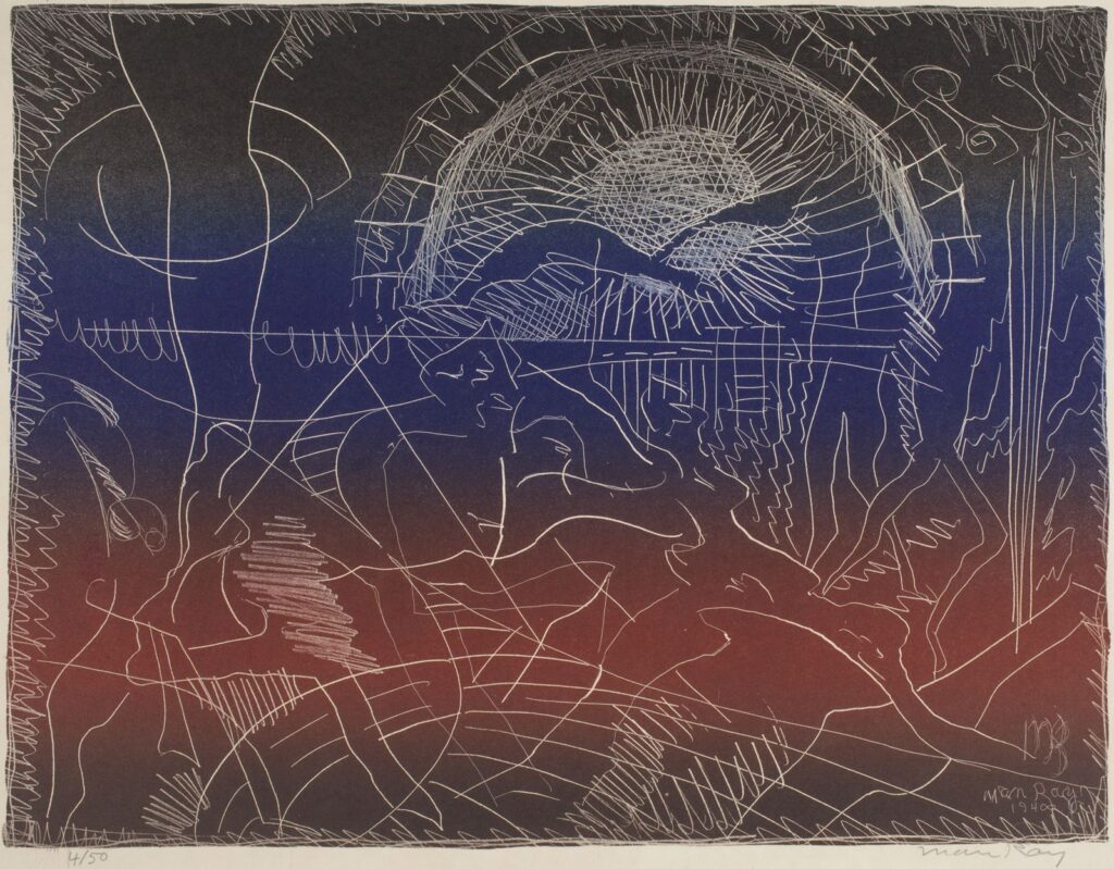 Untitled Abstract (1948) – Man Ray Tablo