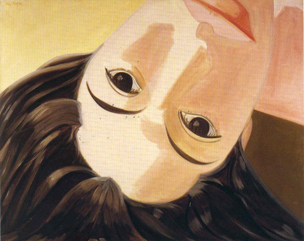 Upside Down Ada - Alex Katz Tablo
