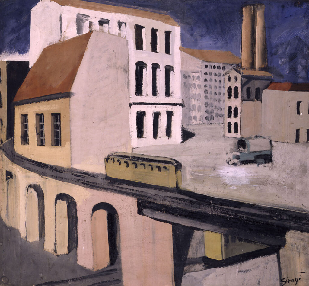Urban landscape - Mario Sironi Tablo