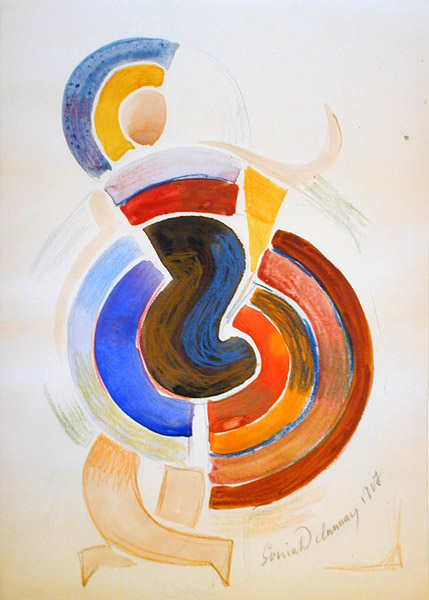 Utitled (1917) – Sonia Delaunay Tablo